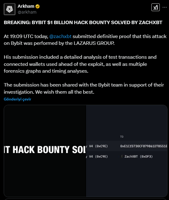 Bybit’in Büyük Hack Olayı ve Lazarus Grubu Şüphesi