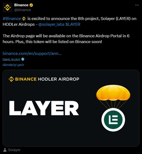 Son Günlerde LAYER Token’a Artan İlgi ve Piyasa Hareketleri