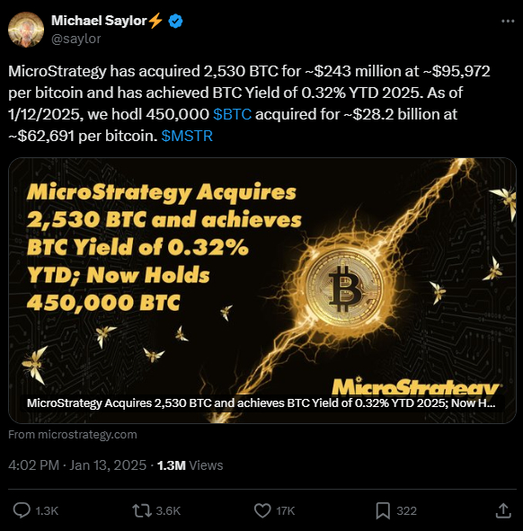MicroStrategy’nin 2025 Bitcoin Alım Stratejisi