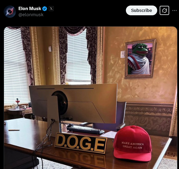 Elon Musk’ın D.O.G.E. Ofisi ve Kekius Maximus Tokeniyle İlgili Son Durumlar