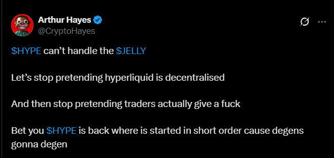Hyperliquid ve JELLY Token Manipülasyon Senaryosu